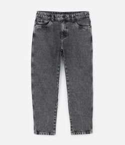 Calça Slim Cropped em Jeans
