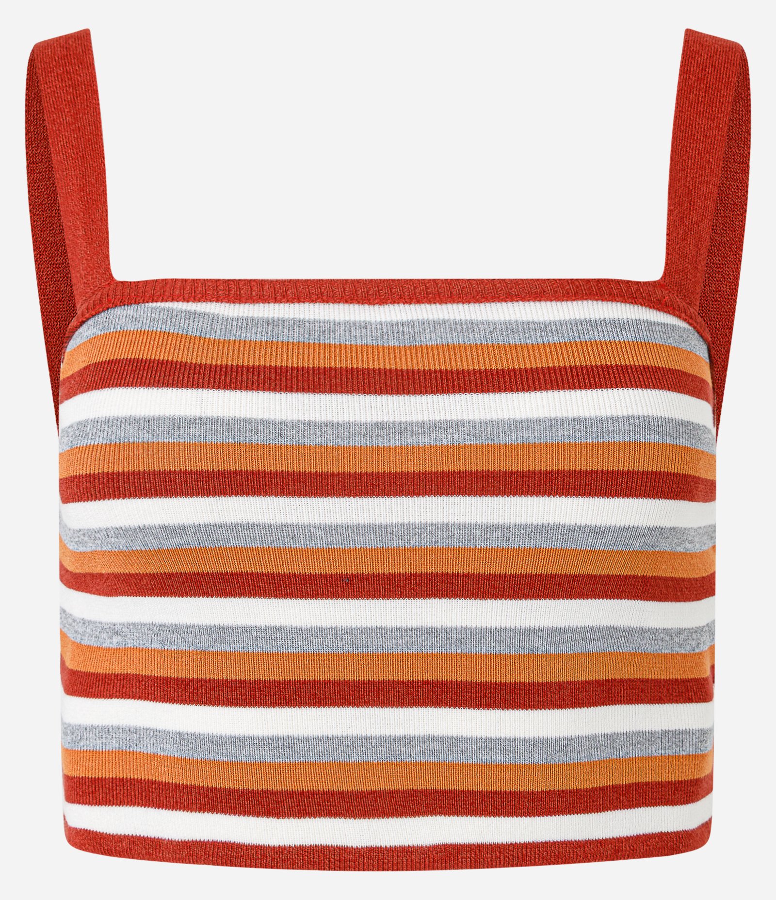 Blusa em Tricô com Estampa de Listras Multicores 5