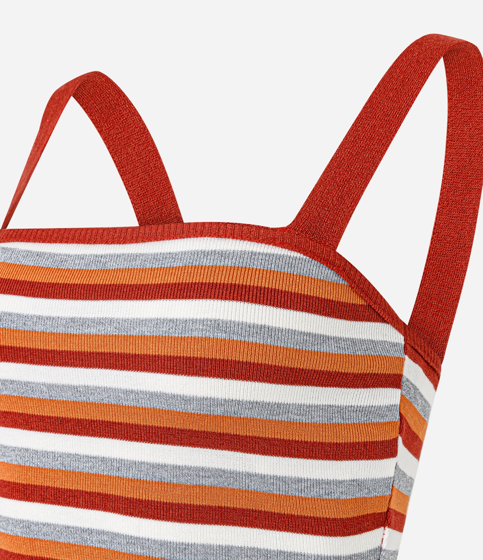 Blusa em Tricô com Estampa de Listras Multicores 6