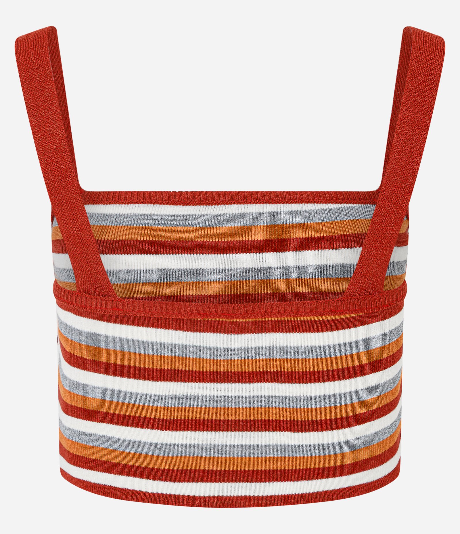 Blusa em Tricô com Estampa de Listras Multicores 7