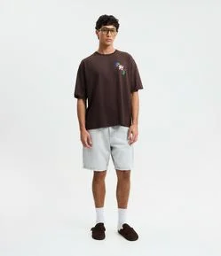 Bermuda Slim em Jeans com Bolsos