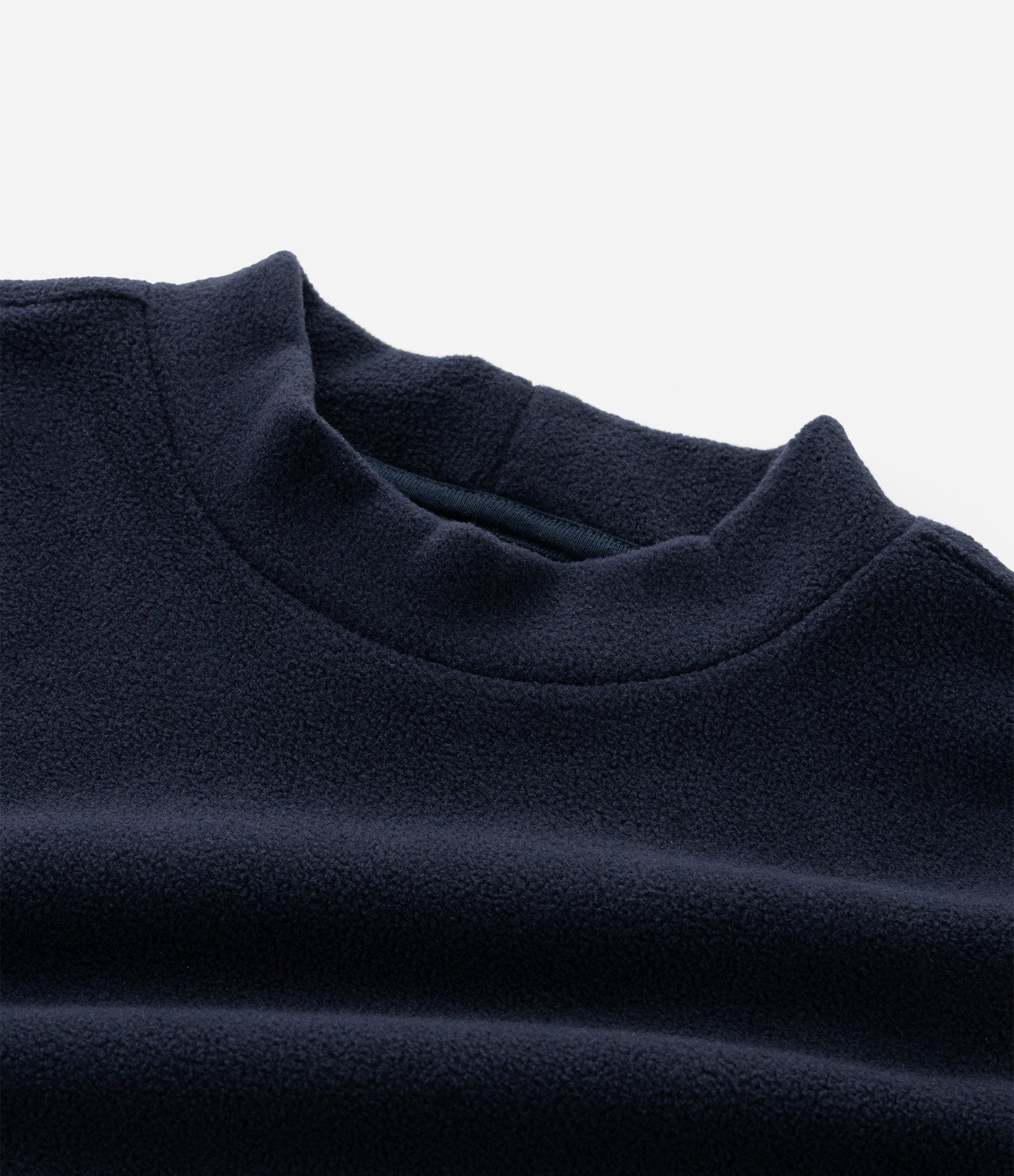 Casaco Infantil em Moletom com Gola Alta – Tam 5 a 14 Anos Azul Noturno 4