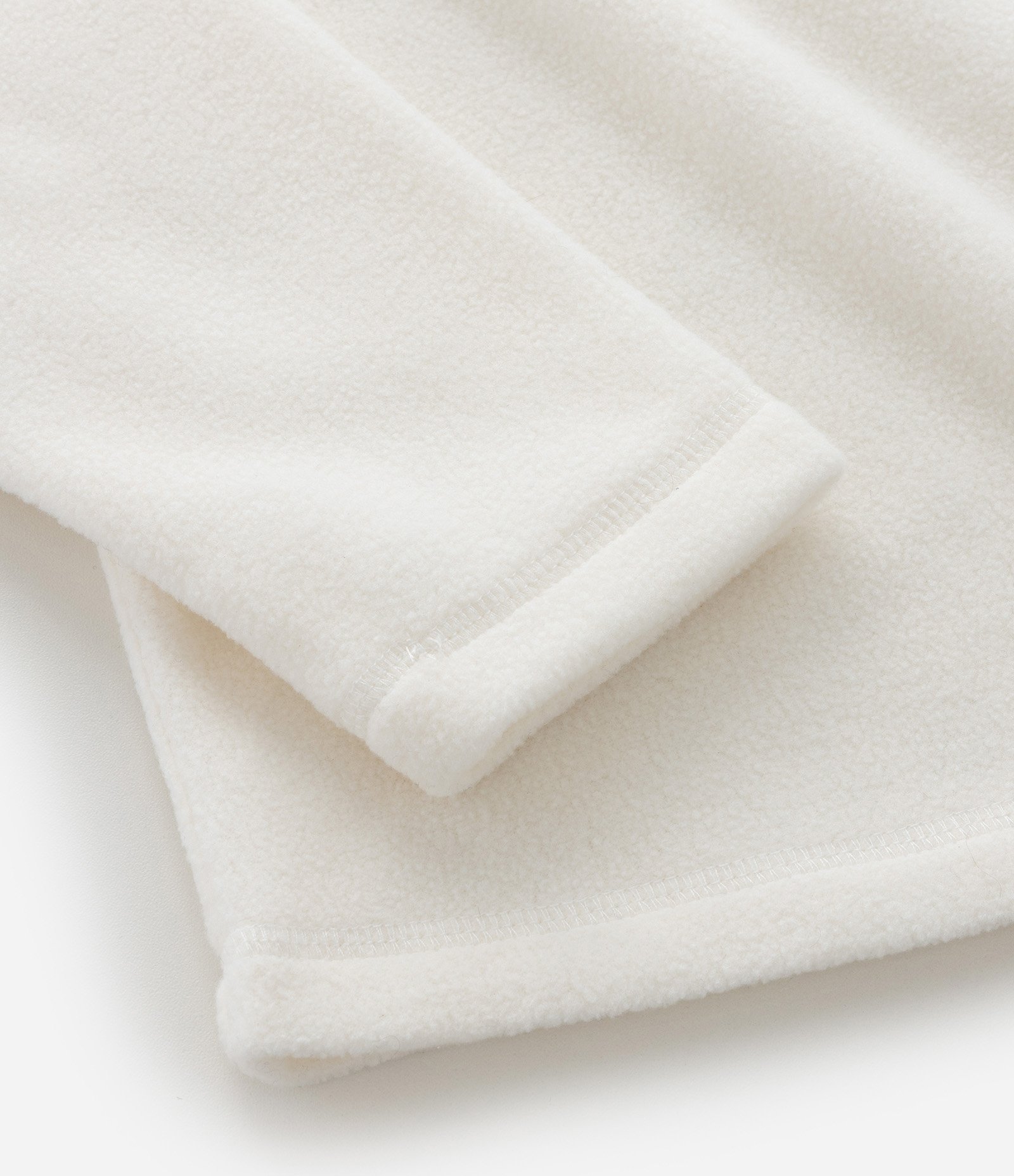 Casaco Infantil em Moletom com Gola Alta – Tam 5 a 14 Anos Off White 5