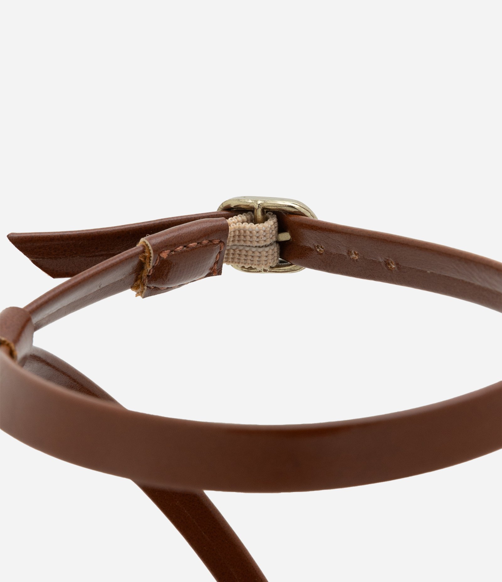 Sandália de Bico Redondo com Detalhes em Bold Marrom 4