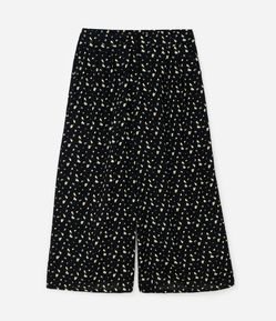 Calça Pantalona em Viscose com Estampa Limões Curve & Plus Size
