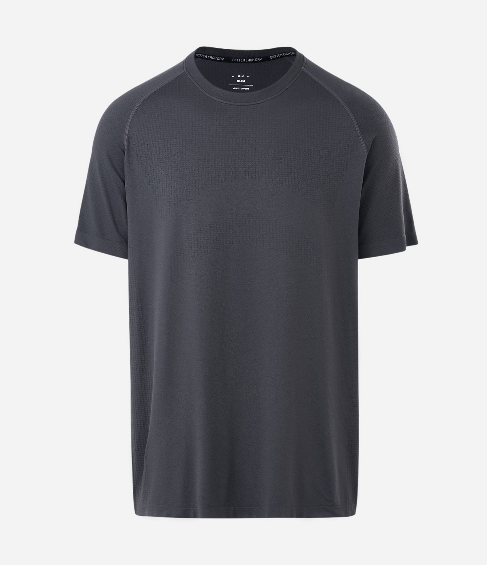 Camiseta Manga Curta em Poliamida Seamless Preto 4