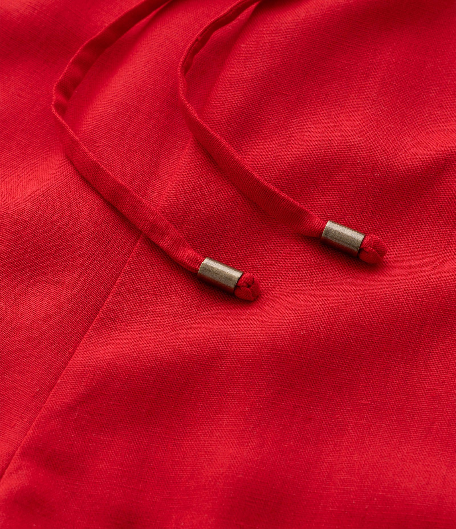 Macacão Pantacourt com Cinto Curve & Plus Size Vermelho 3