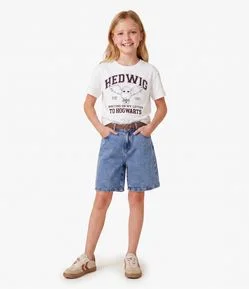 Camiseta Infantil Estampa Harry Potter  – Tam 5 a 16 Anos