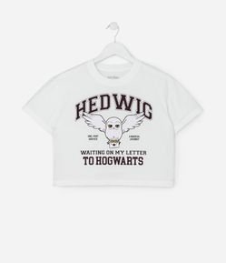 Camiseta Relaxed Infantil com Estampa Coruja Edwiges  – Tam 5 a 16 Anos