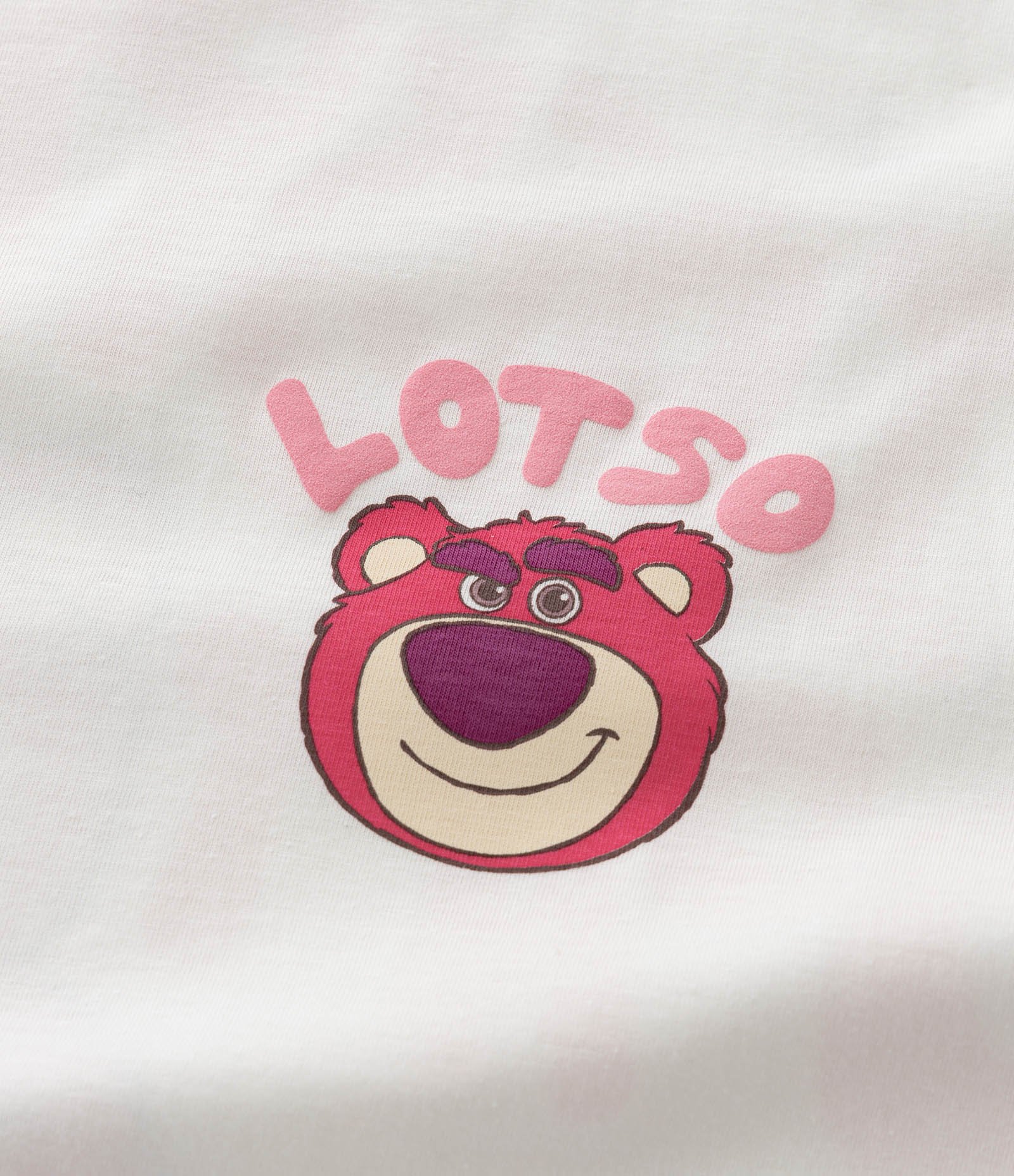 Camiseta Infantil com Estampa Lotso – Tam 7 a 16 Anos Off White 5