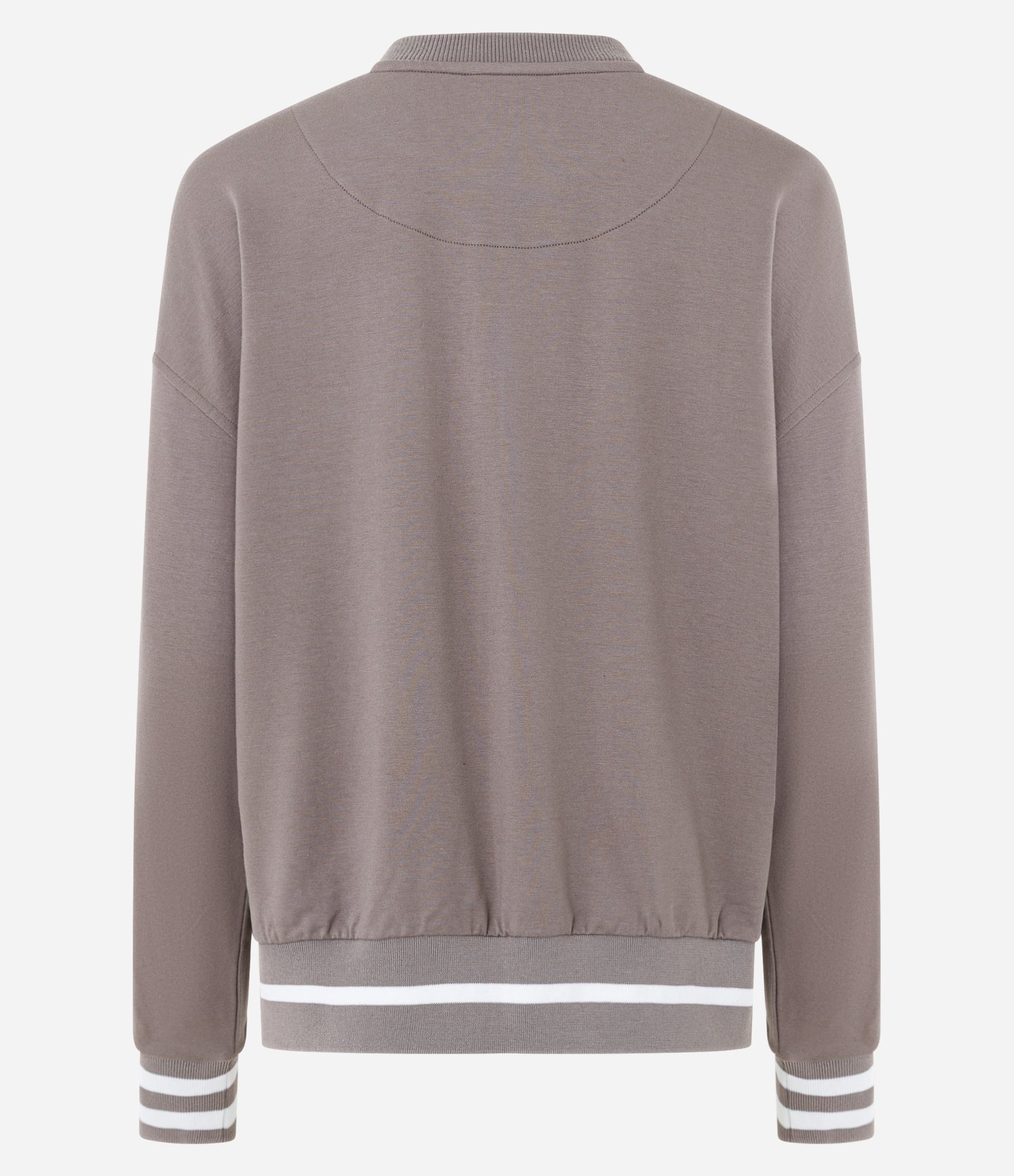 Blusão Oversized Esportivo em Moletom com Estampa Lettering Cinza 5