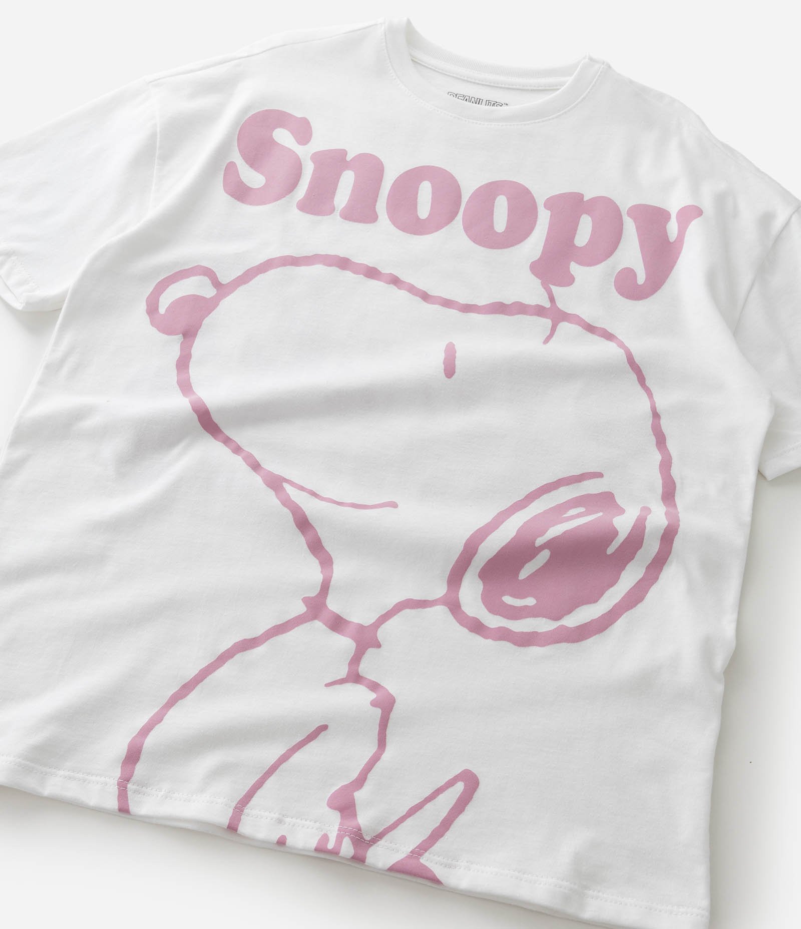 Camiseta Infantil Oversized com Estampa Snoopy – Tam 7 A 16 Anos Branco 5