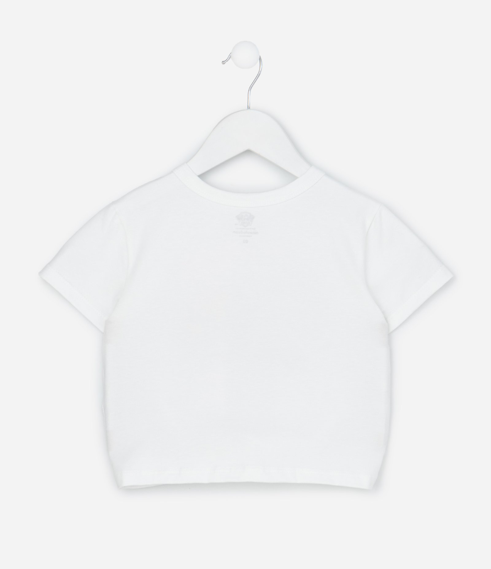 Camiseta Infantil com Estampa  Patrulha Canina – Tam 1 a 5/6 Anos Branco 2