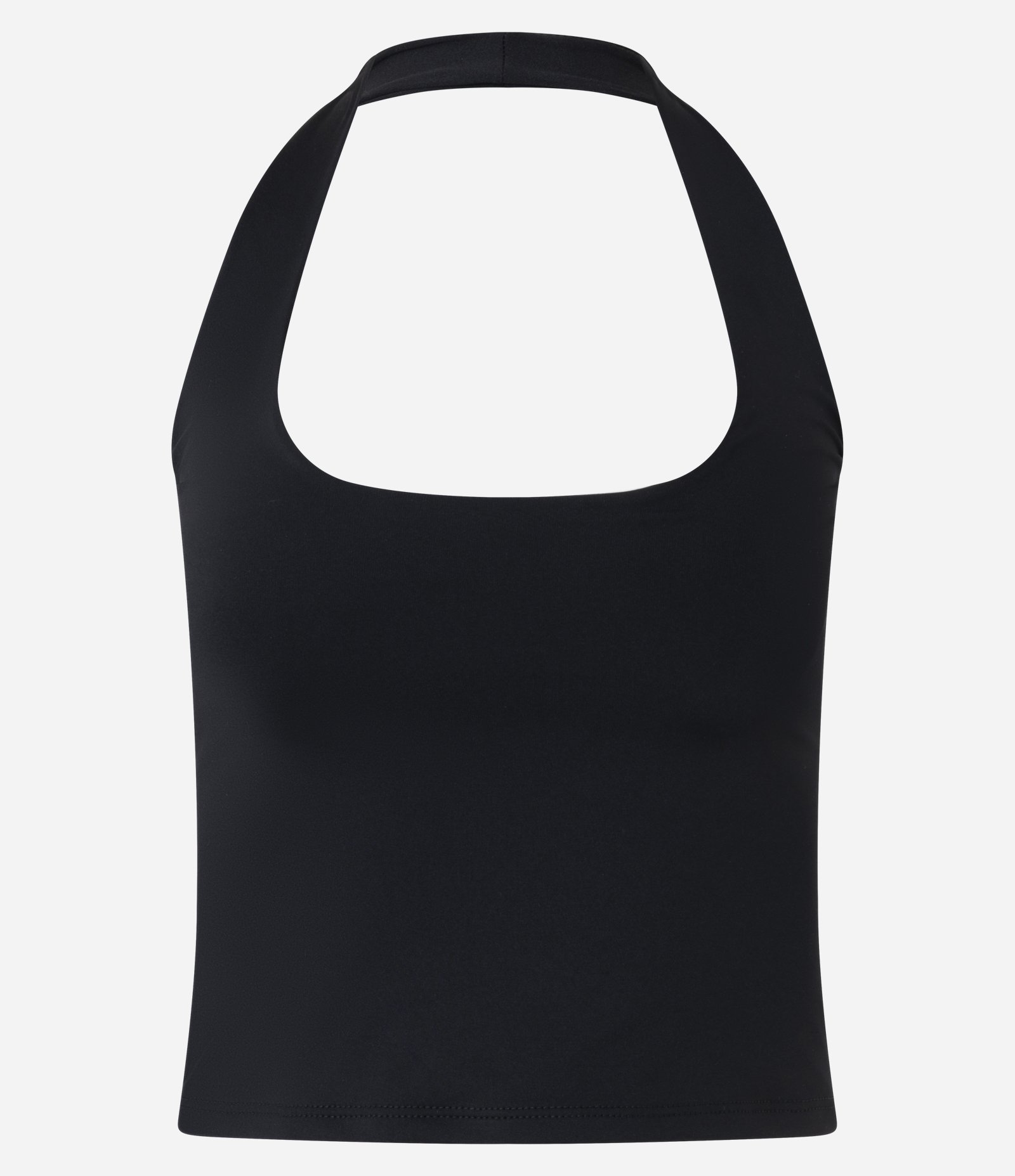 Blusa Frente Única em Microfibra Liso Preto 5