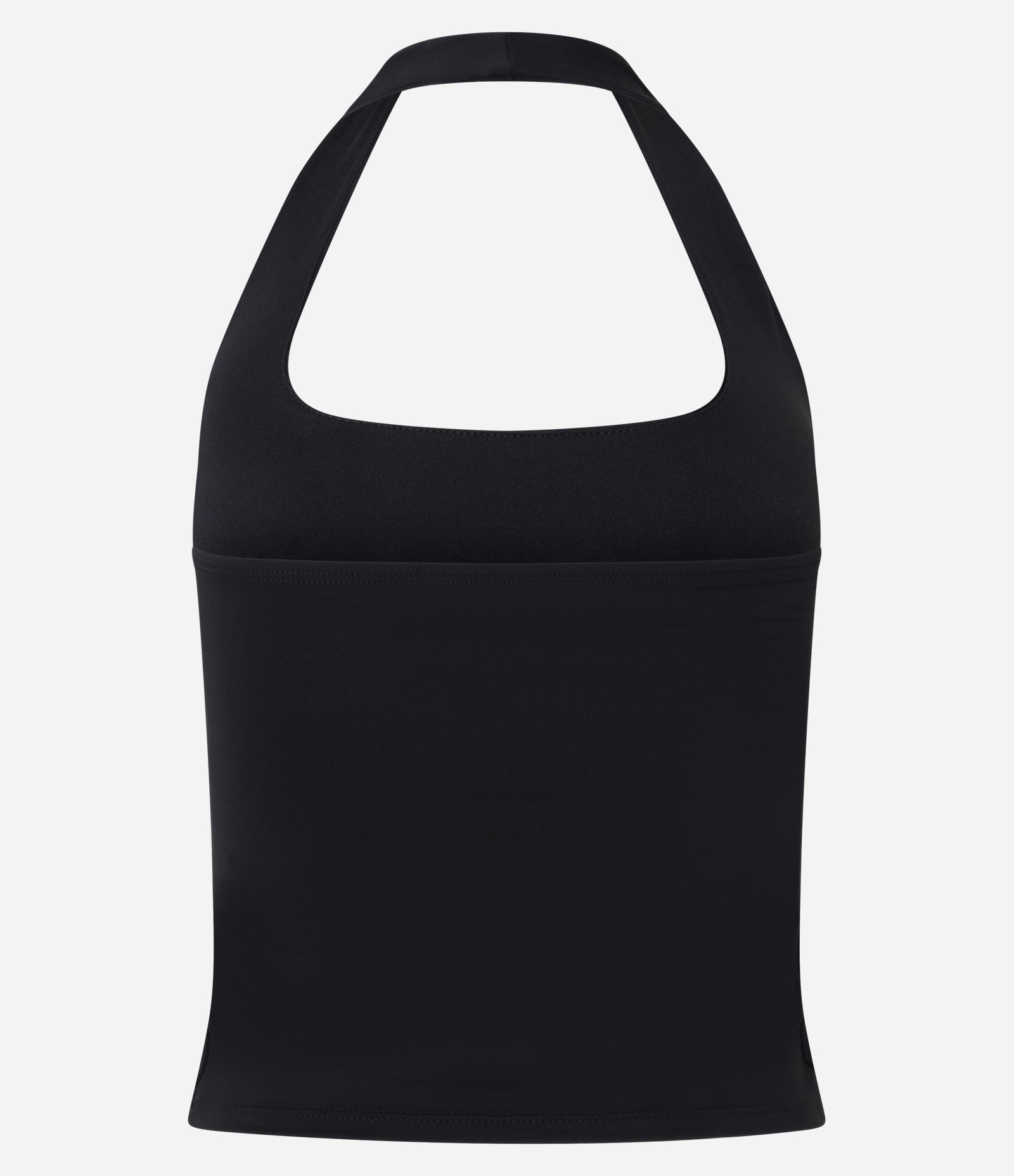 Blusa Frente Única em Microfibra Liso Preto 6