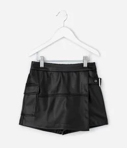 Saia Infantil Transpassada com Bolso Lateral – Tam 5 a 14 Anos