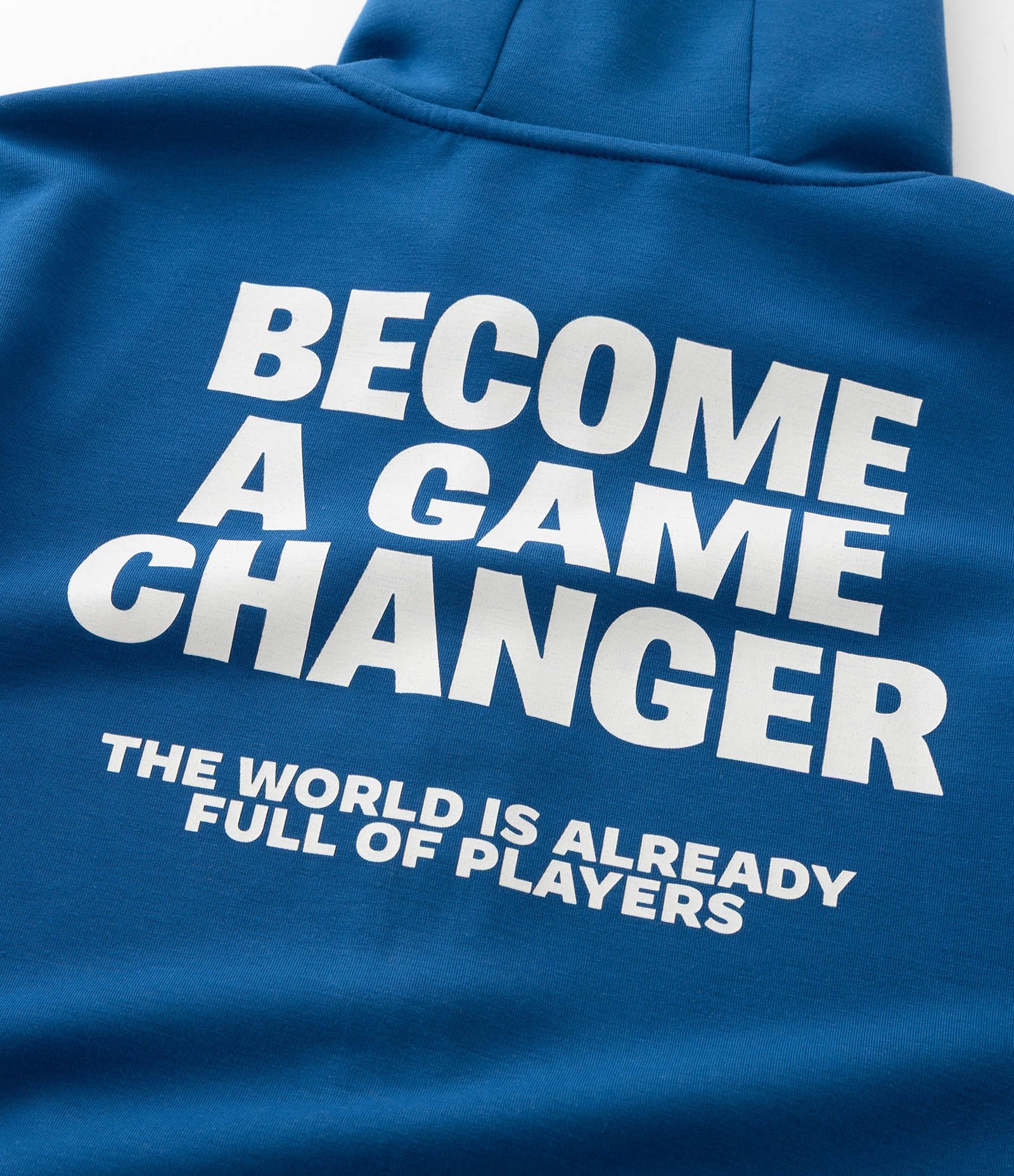 Casaco Infantil em Moletom com Lettering Game Changer  – Tam 5 a 14 Anos Azul 9