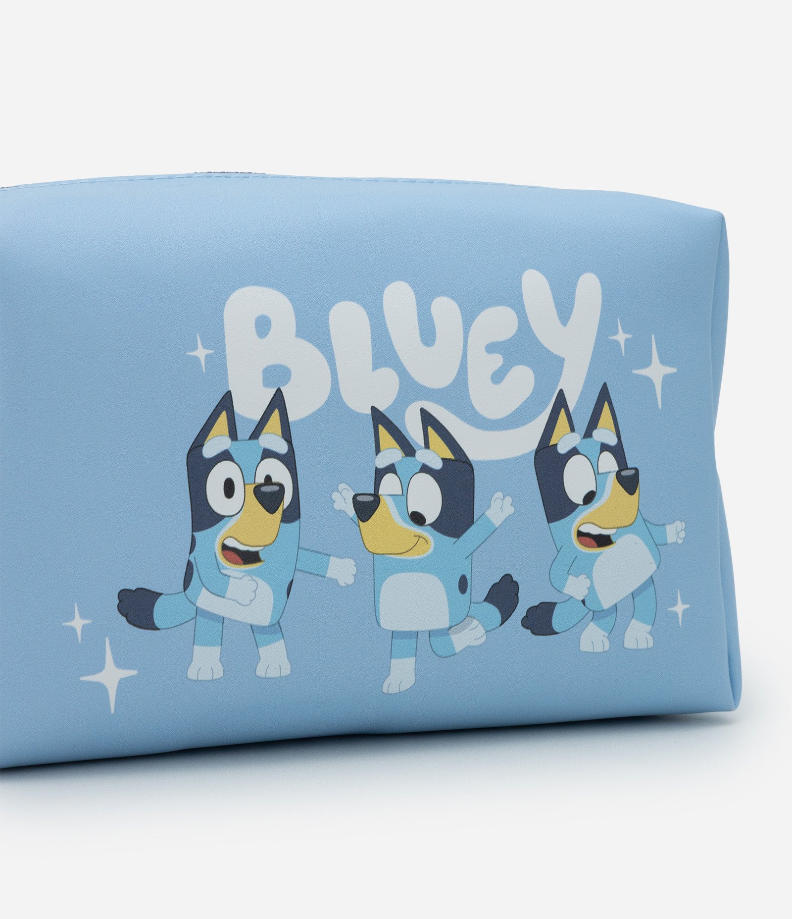 Necessaire Retangular em PU com Estampa Bluey Azul 4