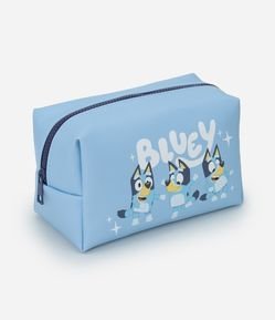 Necessaire Retangular em PU com Estampa Bluey