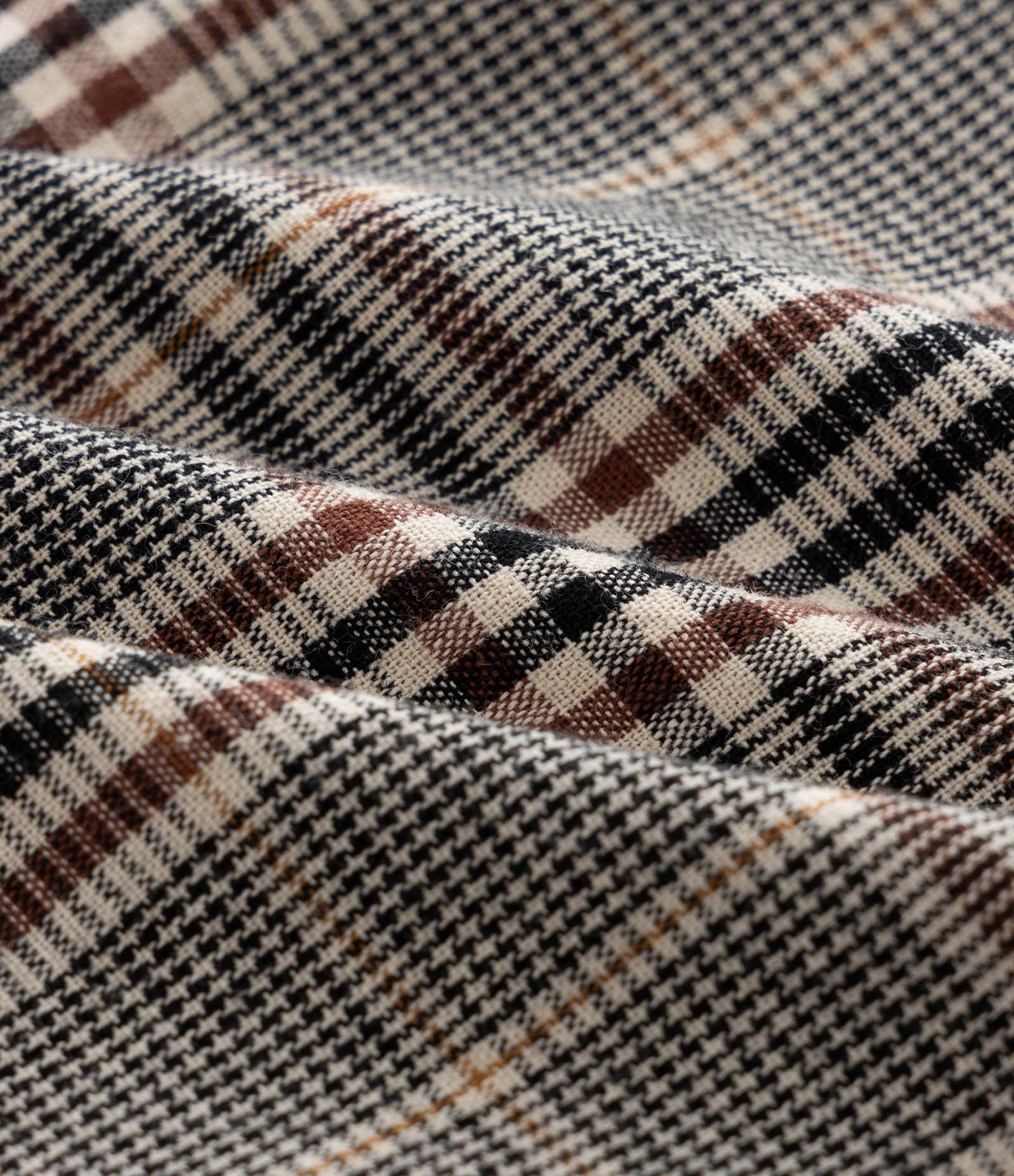 Blusa Infantil sem Manga de Alfaiataria Xadrez com Lacinhos nas Alças – Tam 5 a 14 Anos Marrom/Preto 3