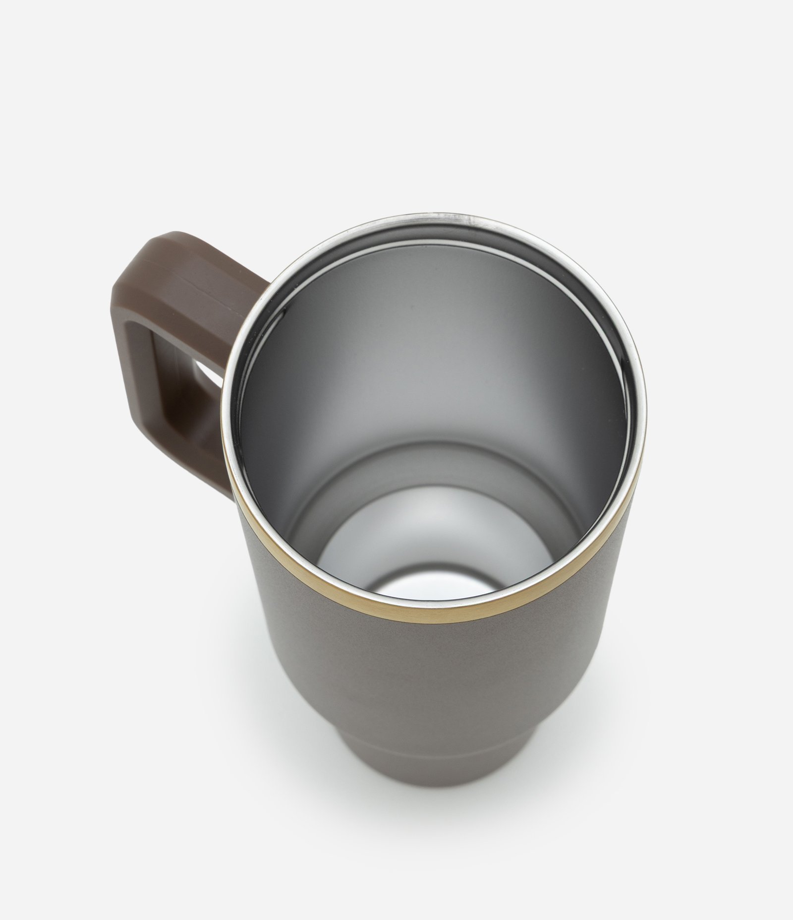 Copo Térmico com Canudo E Tampa com Vedação 1,2L Marrom 3