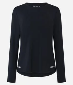 Camiseta Esportiva com Refletivo e Furadinha