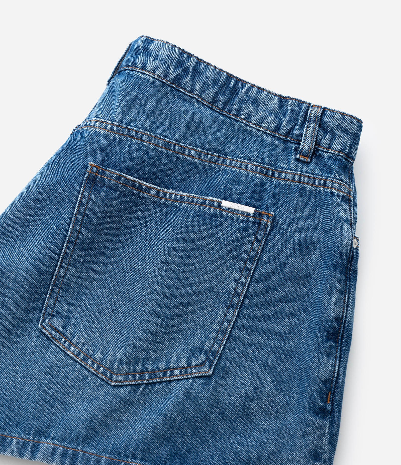 Short Boyfriend em Jeans com Abertura Lateral Curve & Plus Size Azul 7