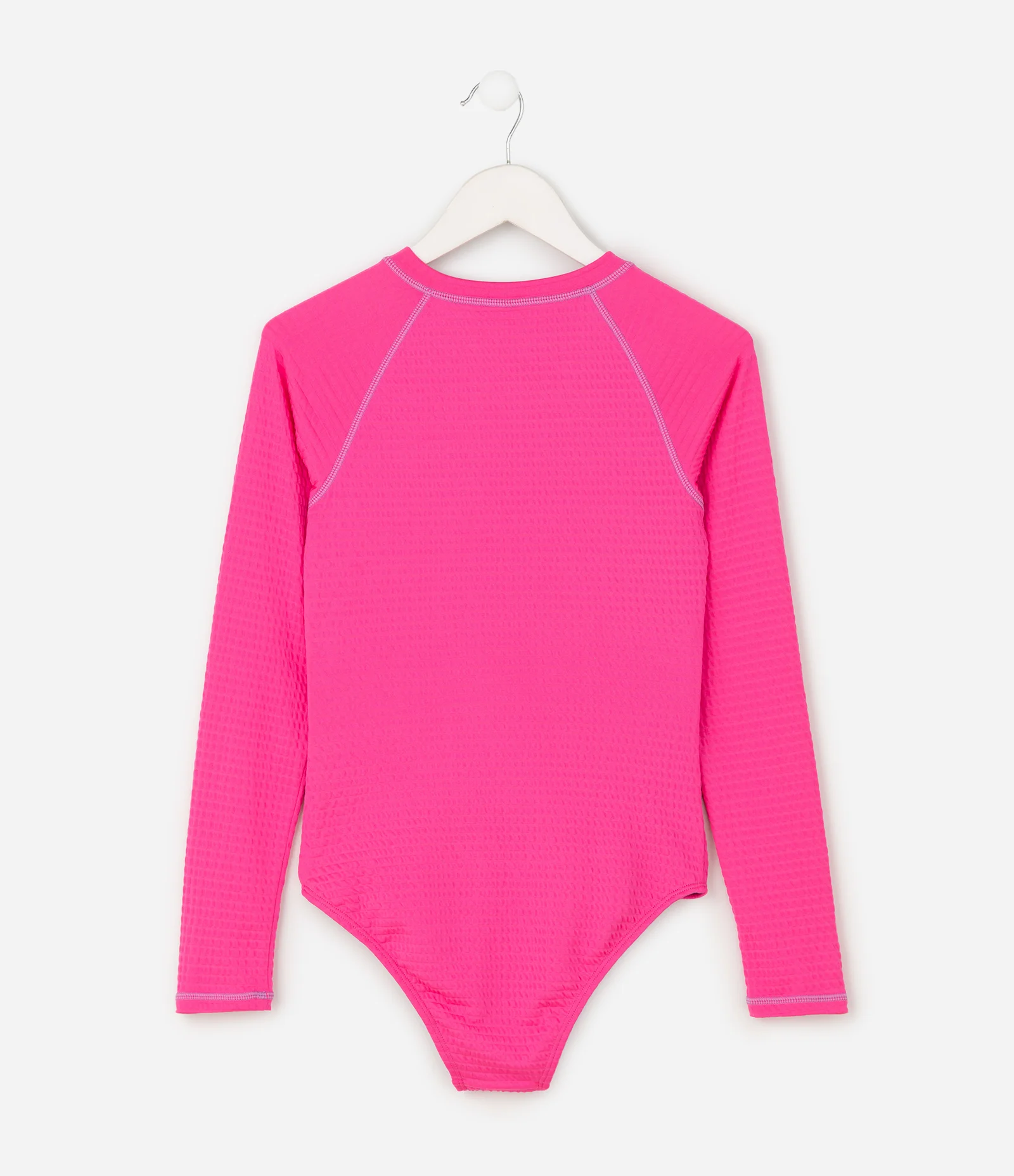 Maiô Infantil com Zíper e Proteção UV - Tam 4 a 14 Anos Rosa 2