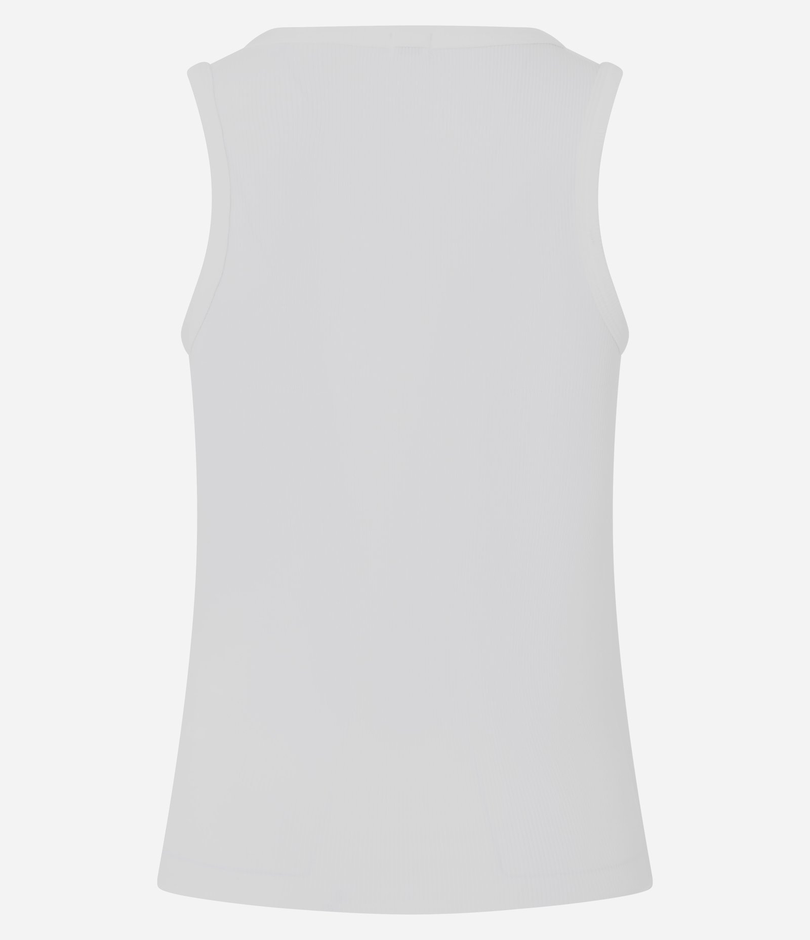 Blusa de Pijama em Ribana com Botões Branco 3