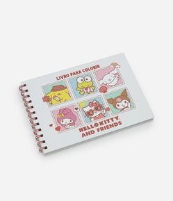 Livro Para Colorir Hello Kitty e Amigos