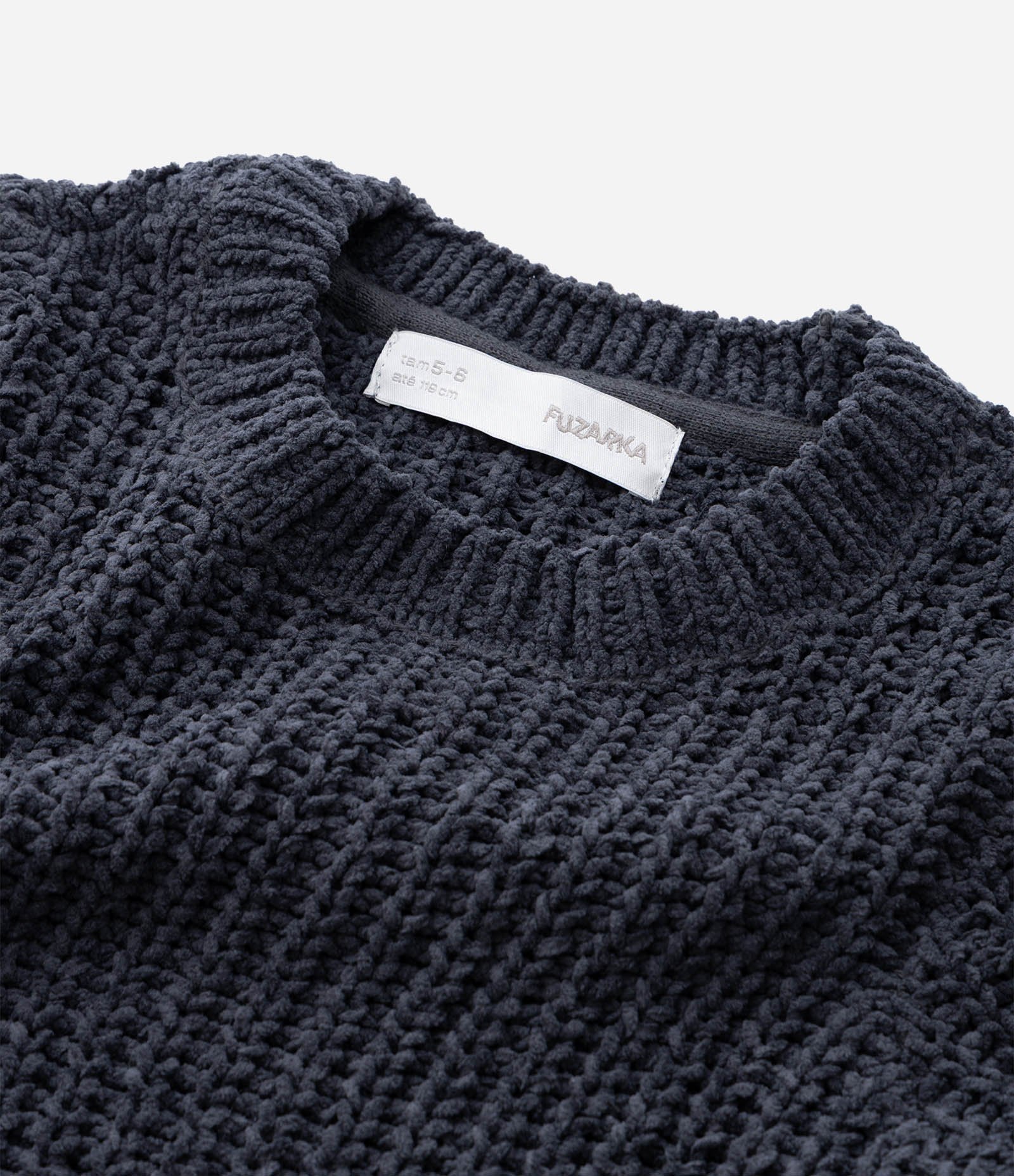 Suéter Infantil em Chenille com Trama Texturizada – Tam 5 a 14 Anos Preto 3