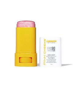 Protetor Solar Facial e Corporal com Iluminador Multifuncional Stick Rosé Pink Cheeks