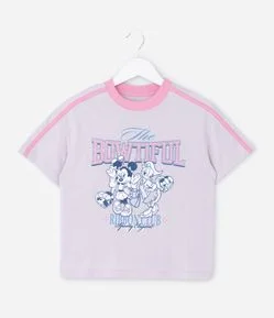 Blusa Relaxed Infantil com Estampa Minnie e Margarida – Tam 2 a 8 Anos