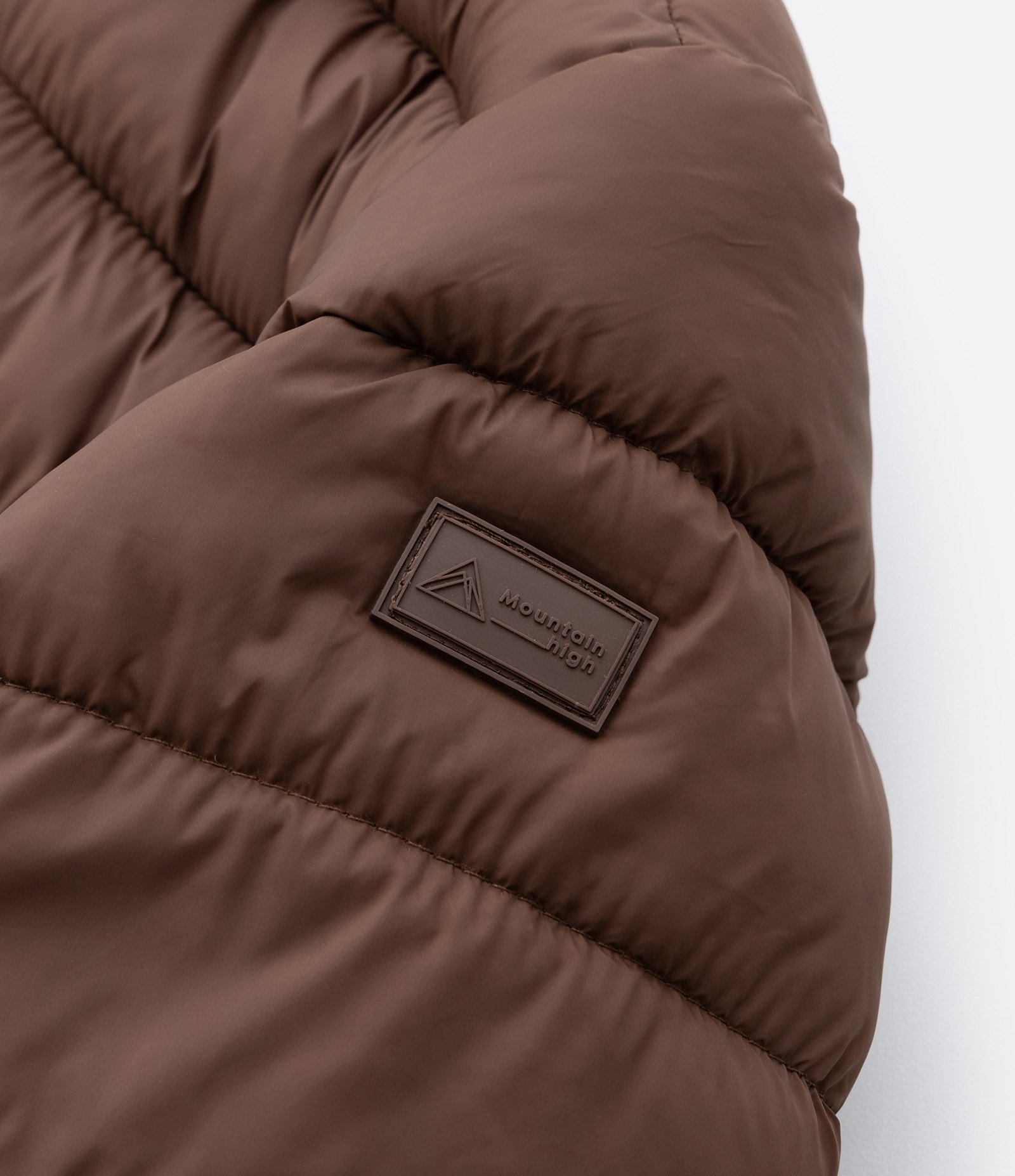 Jaqueta Ultraleve Infantil com Capuz - Tam 5 a 14 Anos Marrom 4