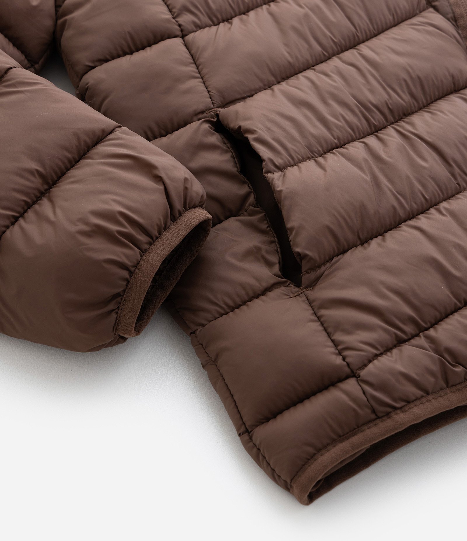 Jaqueta Ultraleve Infantil com Capuz - Tam 5 a 14 Anos Marrom 5