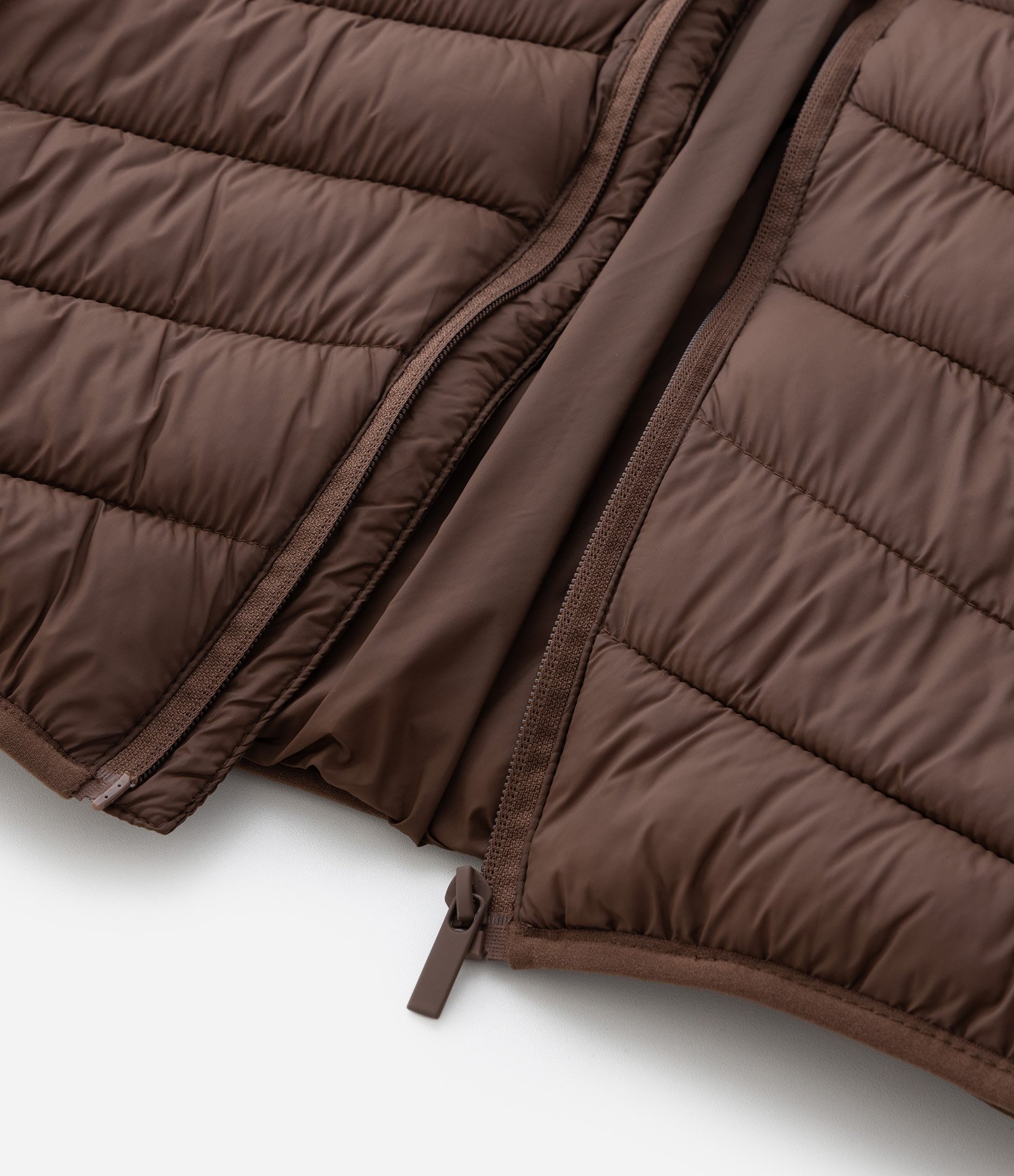 Jaqueta Ultraleve Infantil com Capuz - Tam 5 a 14 Anos Marrom 6