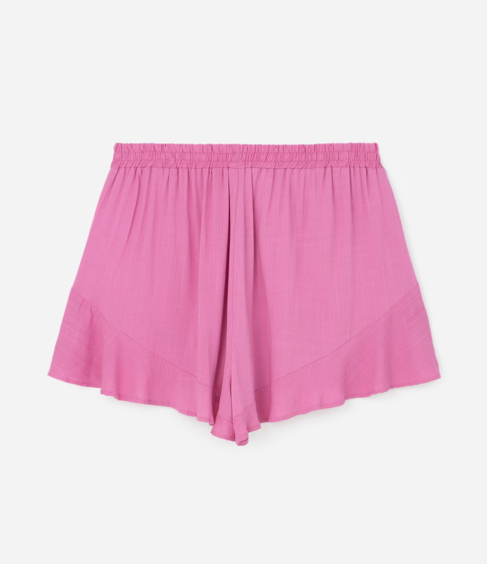 Short Soltinho com Babadinho na Barra Curve & Plus Size Rosa 5