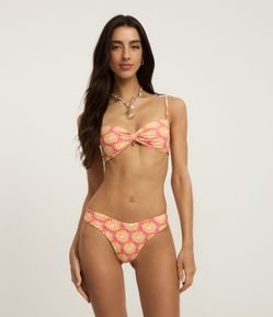 Biquíni Asa Delta Empina Bumbum Estampado em Microfibra