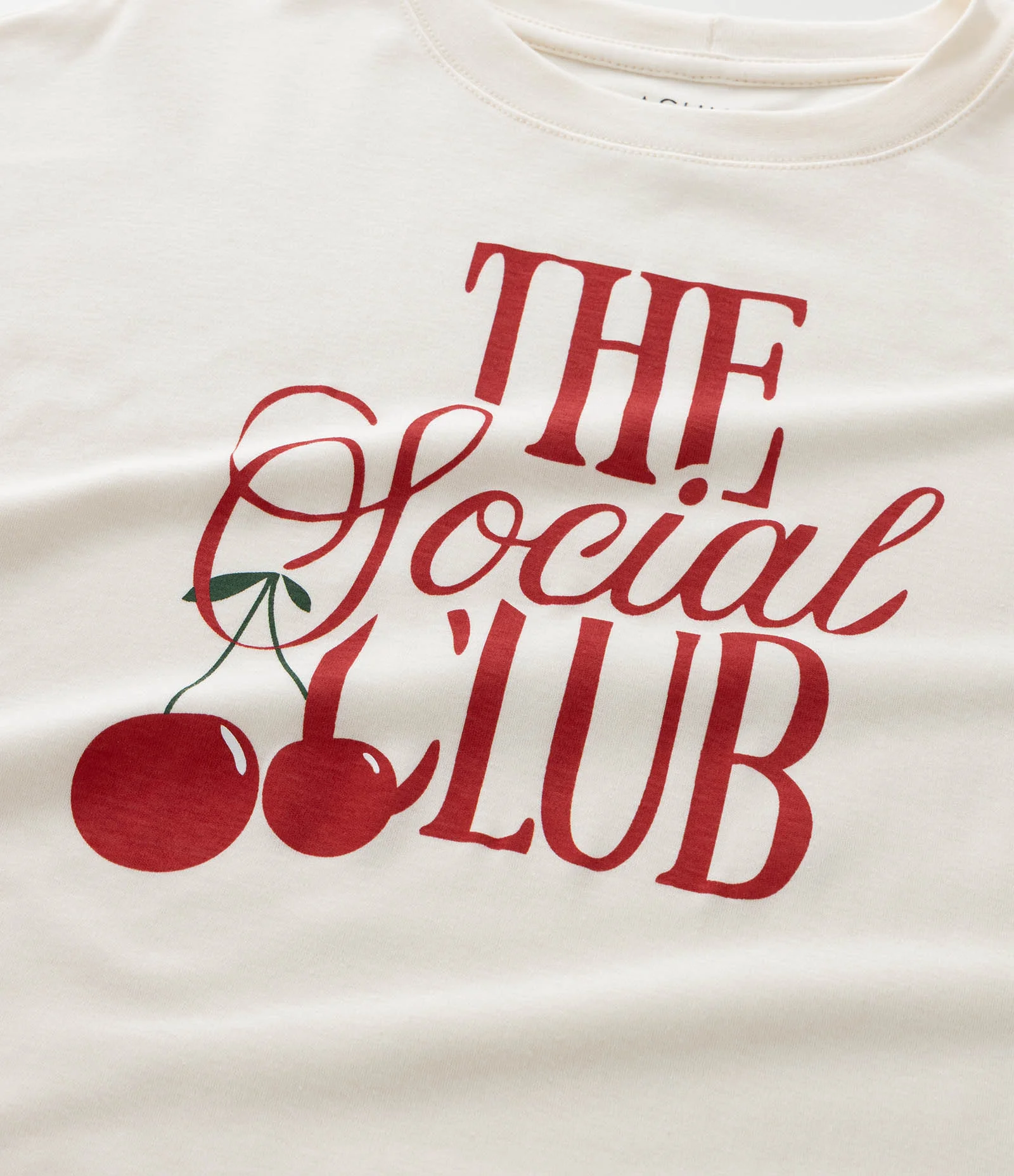 Camiseta Oversized em Suedine Estampa Cerejas Curve & Plus Size Off White 4