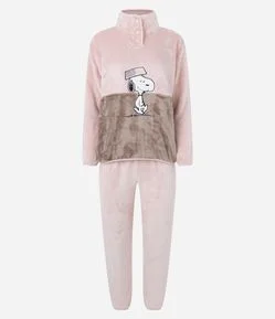 Blusa Longo em Plush Snoopy