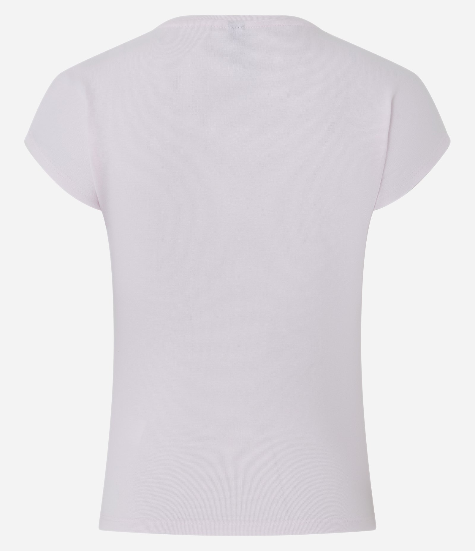 Blusa Básica em Ribana com Ombro Caído Rosa Claro 5