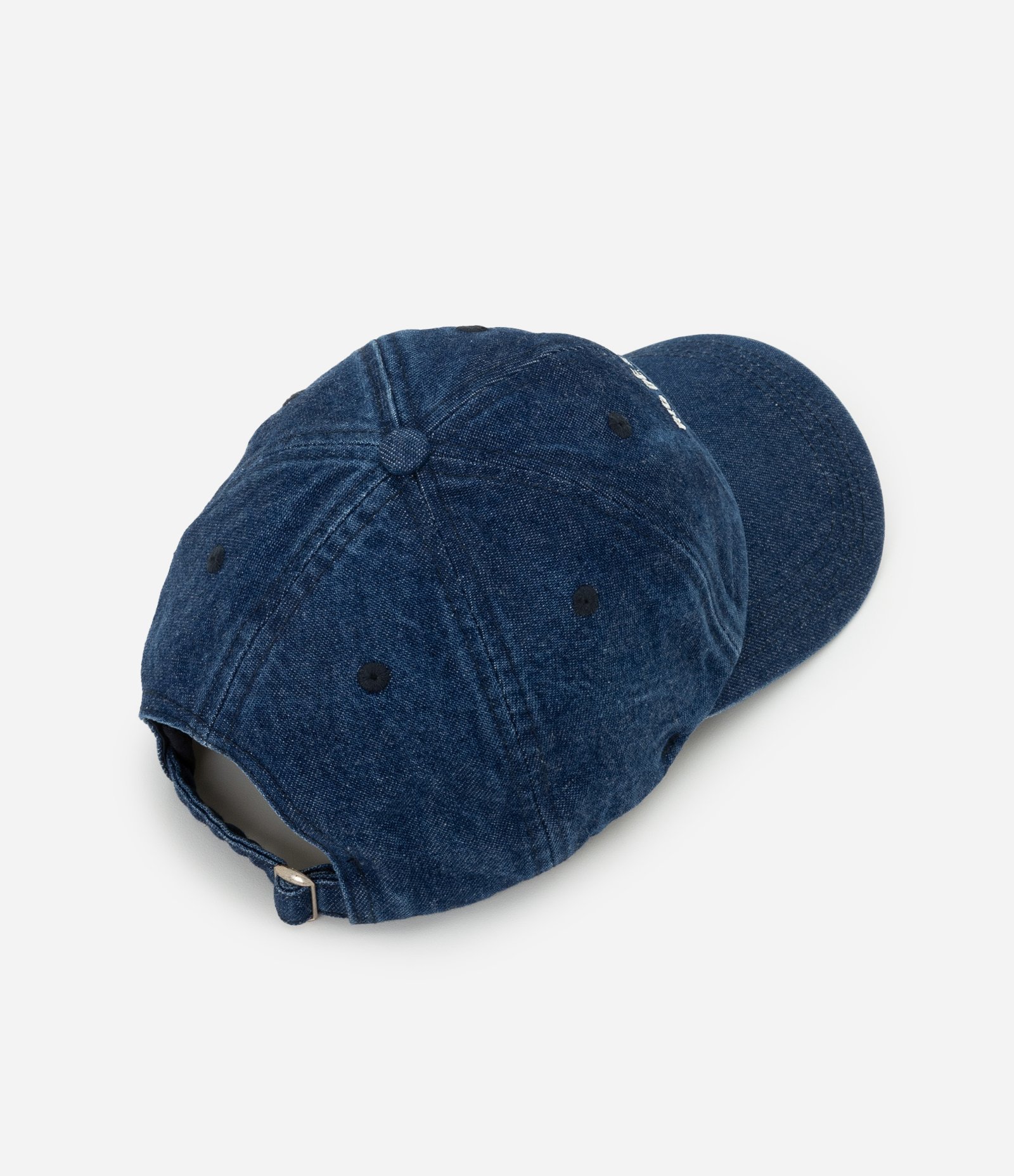 Boné em Sarja com Aba Curva e Bordado Rio de Janeiro Brasil Azul 2