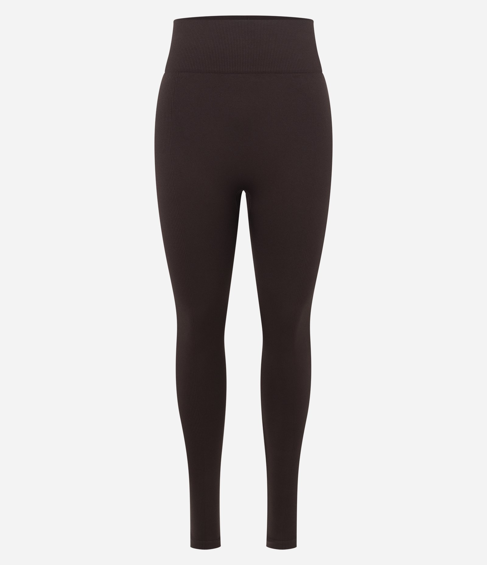 Calça Legging Esportiva em Poliamida Seamless Marrom 4