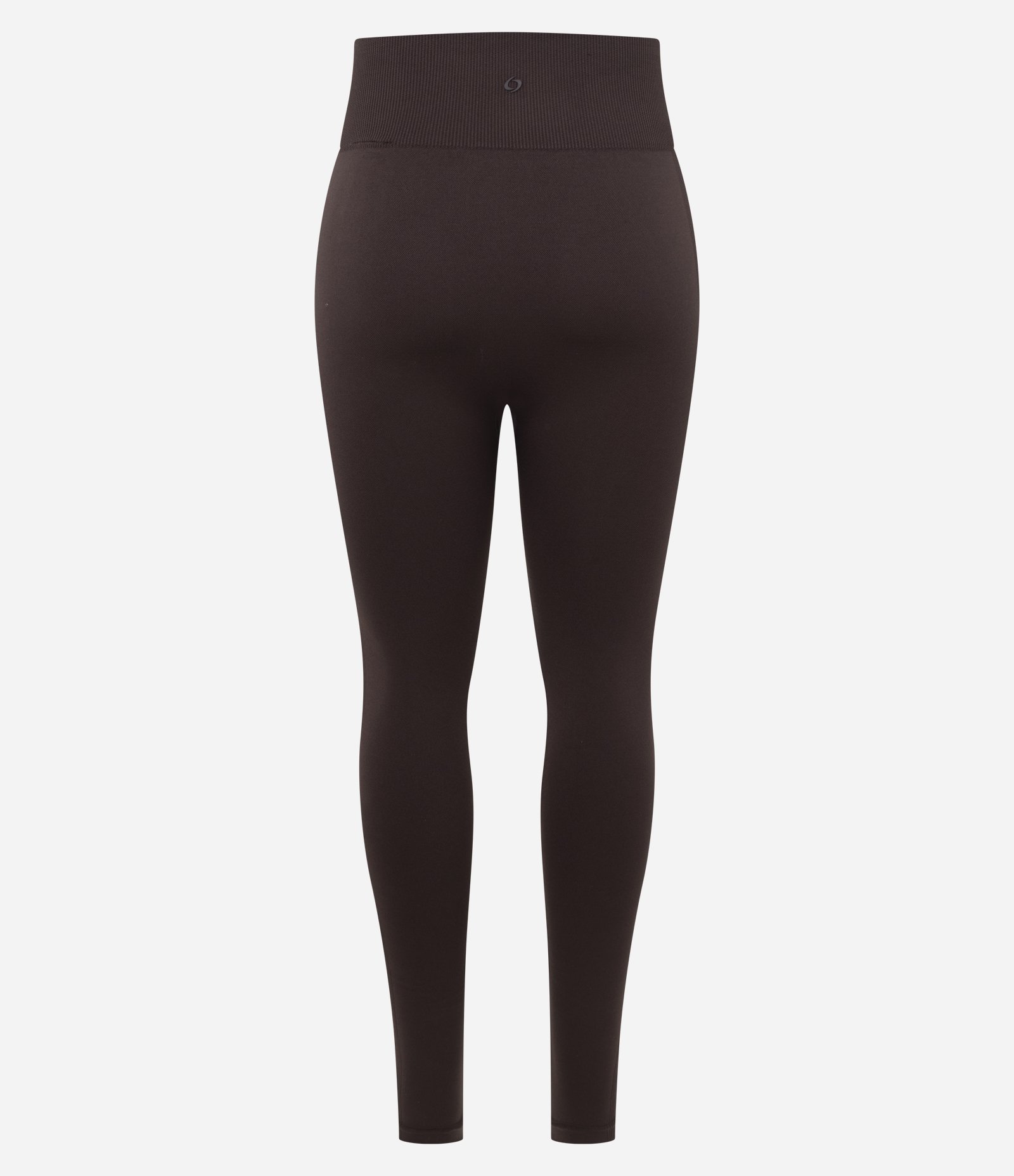 Calça Legging Esportiva em Poliamida Seamless Marrom 5