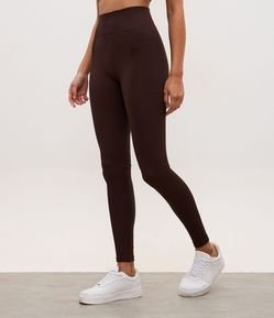 Calça Legging Esportiva em Poliamida Seamless