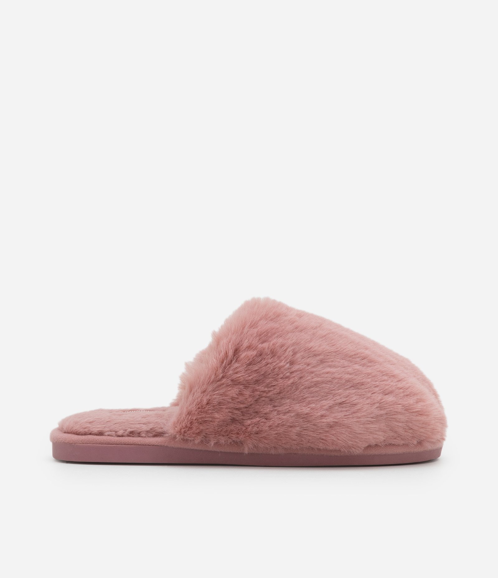 Pantufa Fechada Peluciada Rose 1