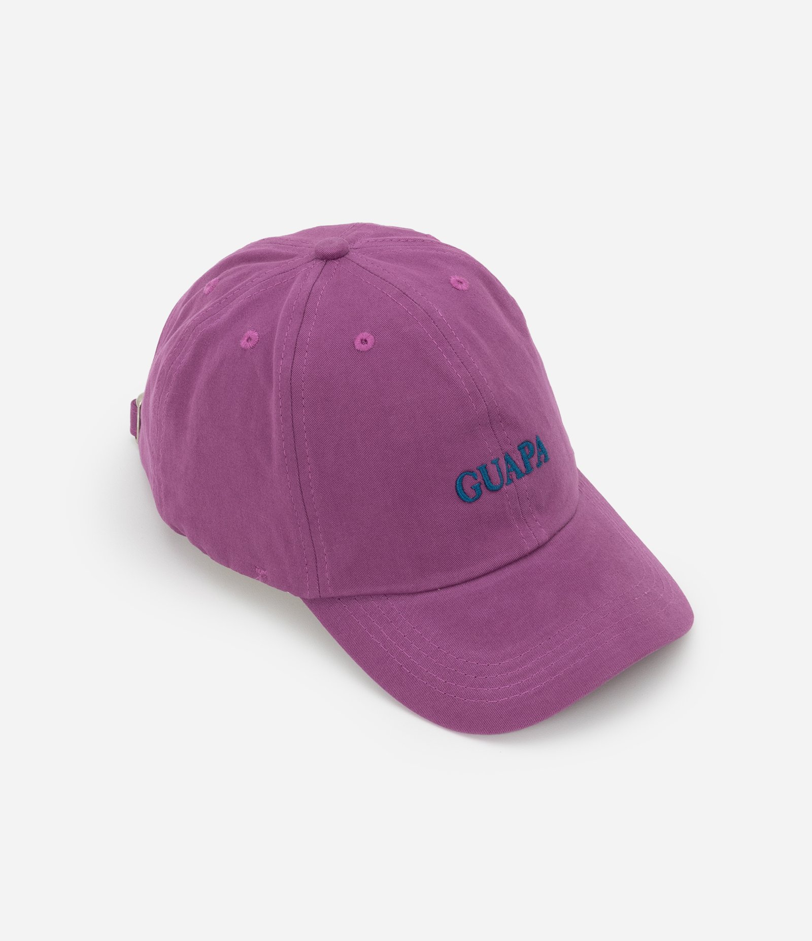 Boné em Sarja Aba Curva com Bordado Guapa Roxo 2