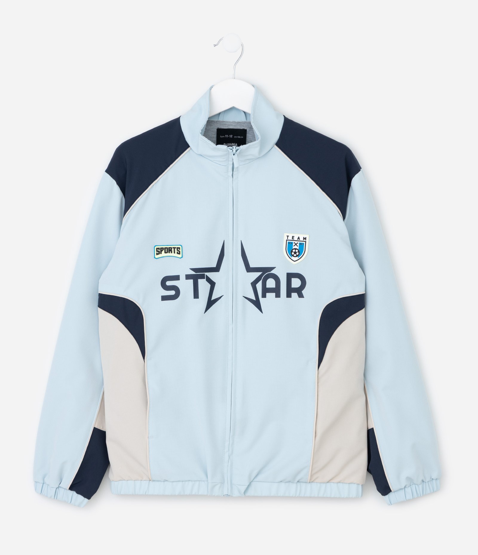 Jaqueta Infantil Quebra-Vento Esportiva - Tam 5 A 14 Anos Azul 1