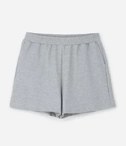 Short Runner em Moletom com Bolso Curve & Plus Size