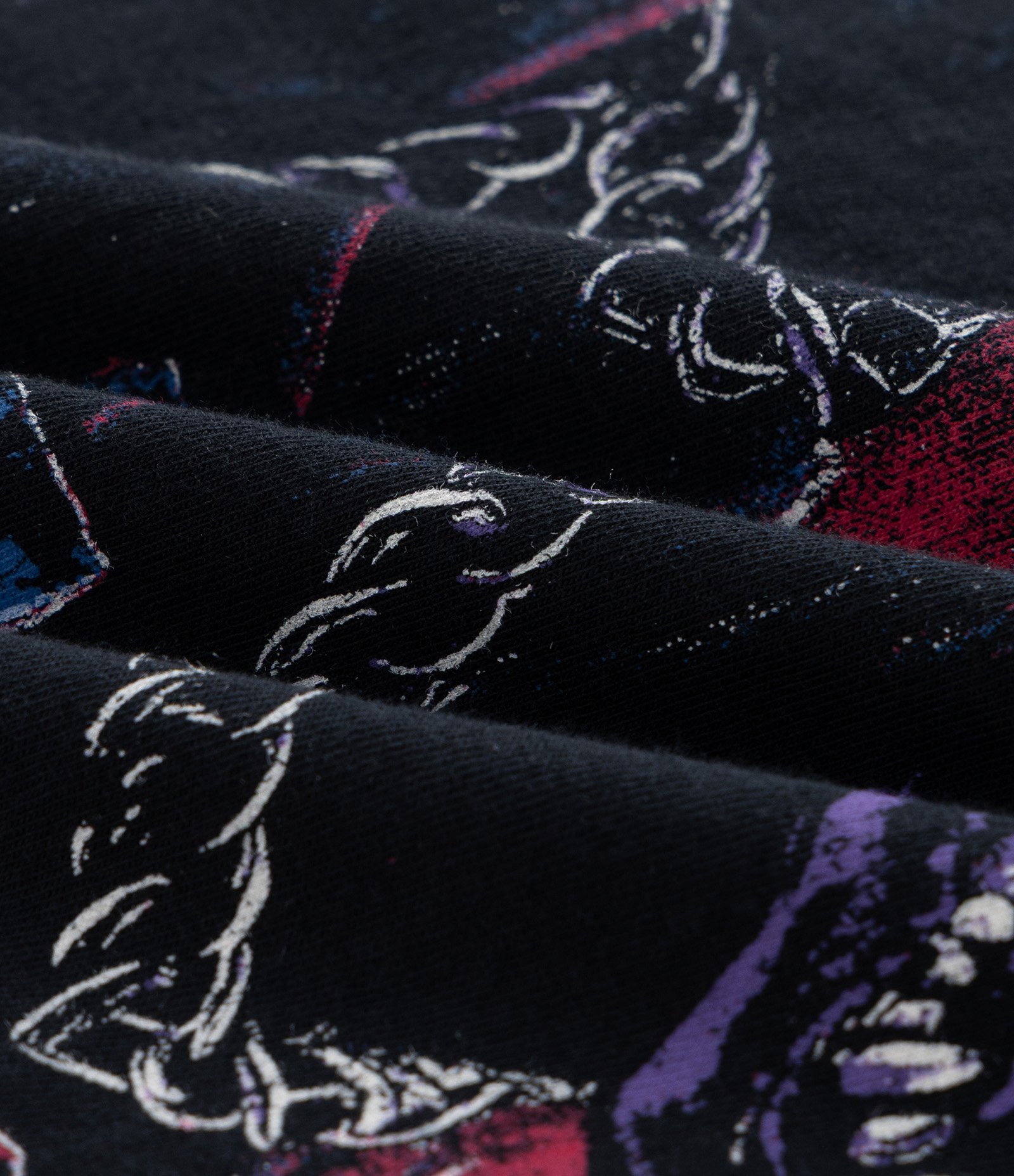 Camiseta Comfort em Algodão com Estampa Cachorro e Lettering Fearless Preto 6